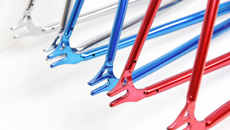 chrome steel fixed gear frame